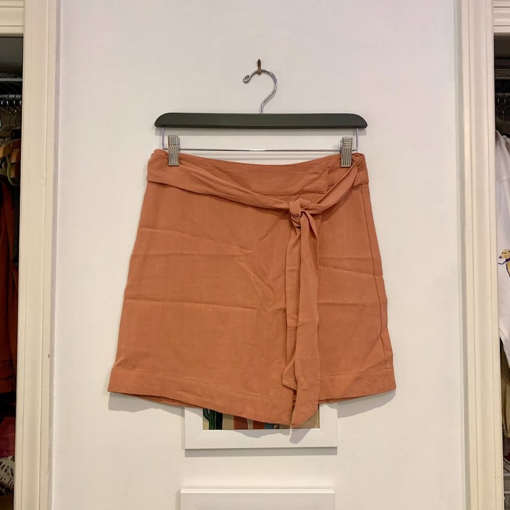 The Native One Peach Tie Skirt